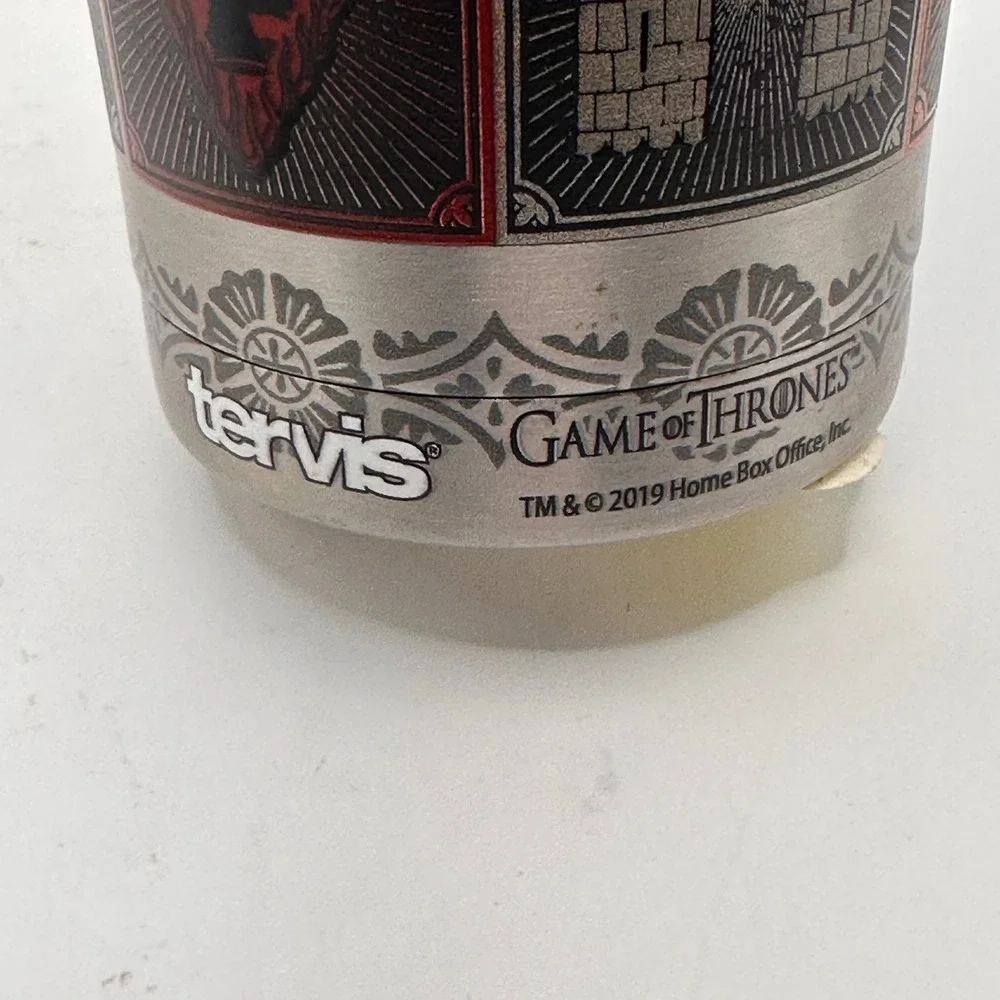 NWT Tervis Game of Thrones House Sigils Stainless Steel 30oz Tumbler w/Lid 2019